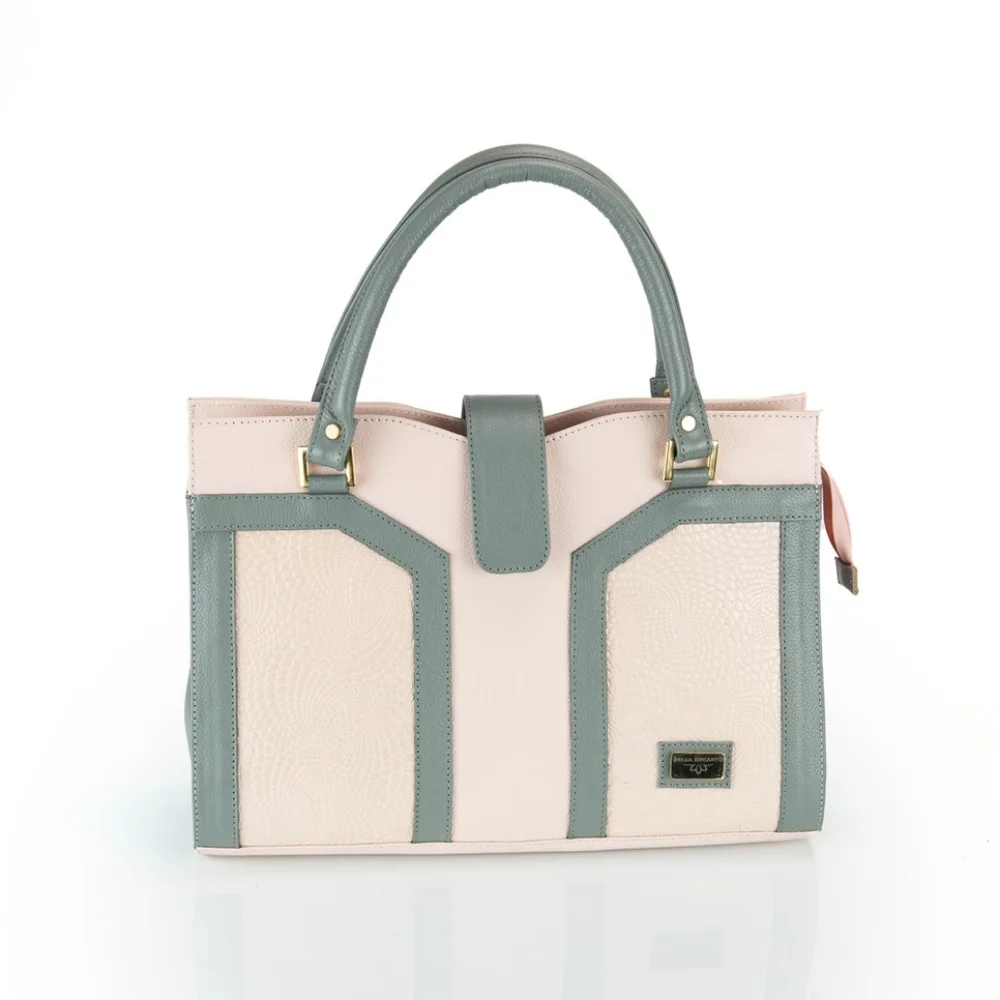 Pink and Designer Handbag - Picture 2 of 3